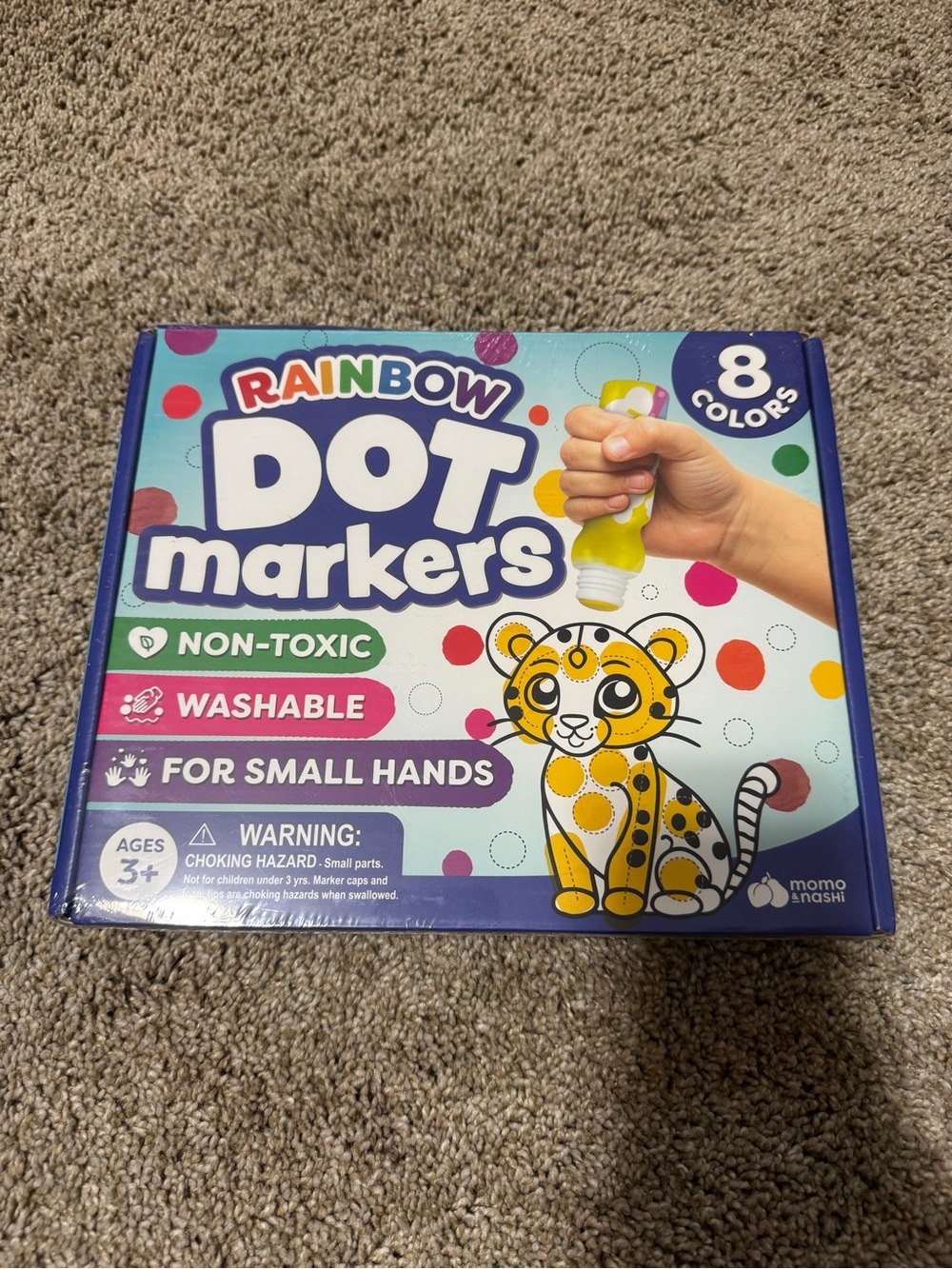 NIB Momo & Nashi Rainbow Dot Markers